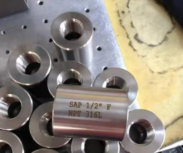 1500# geschmiedete geschmiedete Fitting-Sockel-Schweißkupplung, Edelstahl-Fittings ASME B16.11